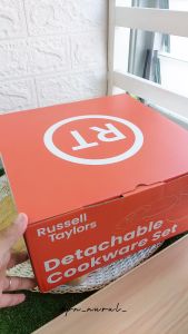 Russell Taylors Detachable Handle Non-stick Cookware Set - Fry Pan Sauce Pan (5 Pcs) CW-4