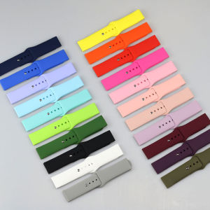 Silicone straps For Samsung Galaxy watch 7/FE 6/5 pro/4/Classic/Active 2/Gear S3 20mm 22mm sport bracelet Huawei GT 4/3/2e band