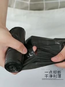 5 Rolls Disposable Garbage Bags Eco-Friendly Trash Bag for Home Waste Plastic Kitchen Bedroom Waste Bin Colorful Portable Strong Rubbish Bags Wastebasket Bags