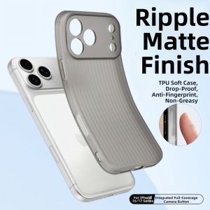 SinQui | Waviness Patterned Anti-drop Anti-fingerprint Case For iPhone