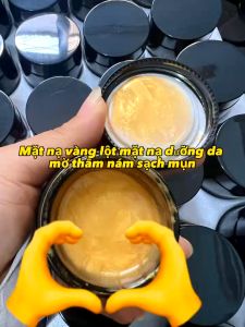 Mặt nạ vàng hút mụn namhút mụn ẩn làm sạch bụi bẩn giúp da mịn màng sáng bóng Dưỡng Da Hiệu Quả se khí