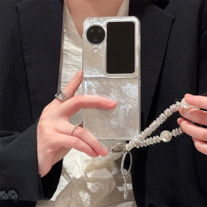 Oppo Find N3 Flip Iceberg Pattern Acrylic Phone Case Foldable Screen Womens Full Cover Protective Shell Creative Cute Style