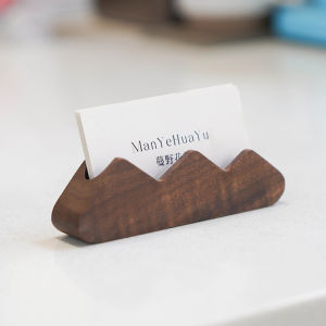 Hộp Đựng Thẻ Gỗ Black Walnut Cao Cấp Để Bàn Văn Phòng Phẩm Hộp Đựng Thẻ Để Bàn Hộp Đựng Thẻ Công Ty Khách Sạn Hộp Đựng Thẻ