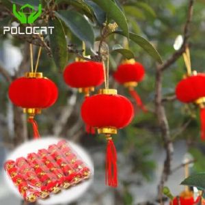 Polocat 🔥30Pcs/Set Red Small Street Mini Wedding Party Hanging Lantern 2025 Happy New Year Lively Traditional Chinese Garden (In stock)