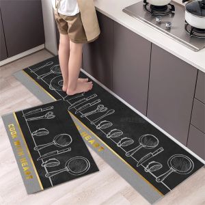 VIKAMA Hiện Đại Cá Tính Diatomite Thảm Chống Trơn Trượt Bền Thảm Cho Phòng Tắm Nhà Bếp Trang Trí Nhà Phai Màu Chống Có Thể Giặt Bằng Máy