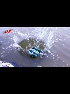 Kids RC Car Toy Remote Control Amphibious Stunt Vehicle 360 Degree Rotation Remote Control Car Toy