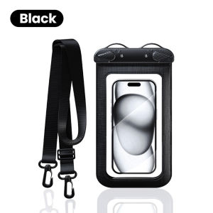7.5Inc PVC Transparent Waterproof Bag Case Phone Pouch Touchscreen Dry Bag With Seal Lock For Swimming Diving Hot Spring Rafting