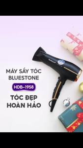 Máy sấy tóc Bluestone HDB-1958 - Hàng chính hãng - 2 chế độ sấy 3 cấp độ đầu thông gió có thể tháo rời dễ dàng vệ sinh