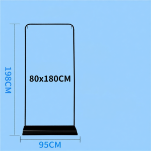 Heavy Duty Door Shaped Display Stand 60*160cm