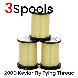 ICERIO 200D Kevlar Thread 50Y High Strength Low Stretch Corrosion Resistant Fly Tying Material for Saltwater Flies Lure Making