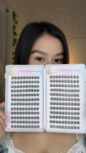 Glue Free Self-adhesive cluster False Eyelashes Extensions Set 10 Rows Reusable Easy Application