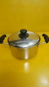 Nồi inox nội địa Nhật size 21.5cm cao 11cm (mã 767) Dùng được bếp từ