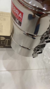Camen 3 Ngăn 14cm Inox Zebra Thái Lan Khóa Gài 150273