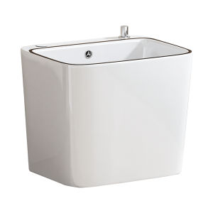 WEILANJINGDIAN | Classic Mop Basin with Integrated Faucet for Balcony and Home Use