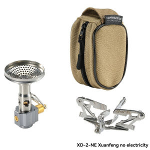 Campingmoon | CAMPINGMOON XD-2-NE Ultralight Outdoor Camping Gas Stove Split Burner with Carry Bag Portable Cooking Stove for Hiking Camping