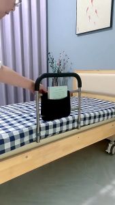 Bed Assist Rail Besar Lansia Pegangan Tempat Tidur Baja Tahan Karat