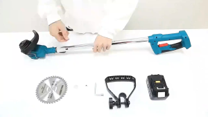 【ของแท้ 100%】Makita เครื่องตัดหญ้าไร้สาย 359V ใบมีดสแตนเลส 180 มม. แบตเตอรี่ 2 ก้อน ใช้งานได้นาน พร้อมล้อ น้ำหนักเบา