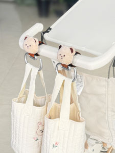 Cute Baby Stroller Hook Multi-Functional Special Hook Baby Pendant Hand Push Cart Accessory Durable Easy to Install