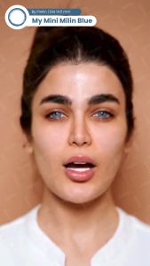 COD SOFTLENS MY MINI MILIN BLUE 14.5MM BY PINKIN NORMAL DAN MINUS