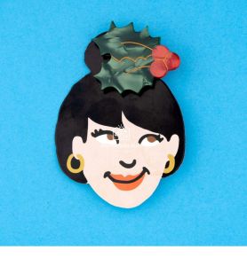 Limited Edition Coucou Suzette Christmas Hair Accessories Hairpins And Hair Grips Festive Atmosphere Childrens Fashion Accessories