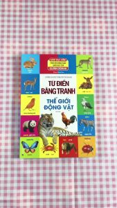 Combo 4c Từ điển bằng tranh chữ cái tiếng việt ptien giao thông rau của quả thế giới động vật