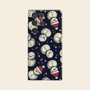 christmas snowman navy Luxury Fashion Full Lens Protective Case for Samsung Galaxy S26 S25 S24 A56 A36 Plus Ultra