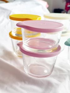 DreamBaby Wadah Mpasi Kaca 200ML/260ML Tempat Mpasi Bayi Anak Food Container