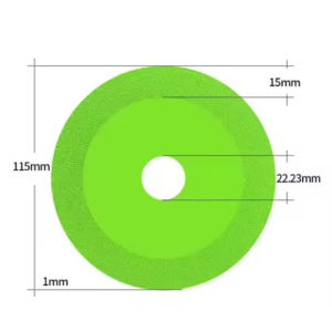 115/125mm Cutting Disc Diamond Glass PVC Cutting Disc for Marble Ceramic Tile Jade Crystal Grinding Blade Glass Cutting Sheet