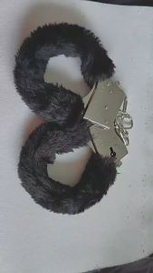 Fake Police Metal Handcuff Toy Set Cosplay Dress Up Role Play