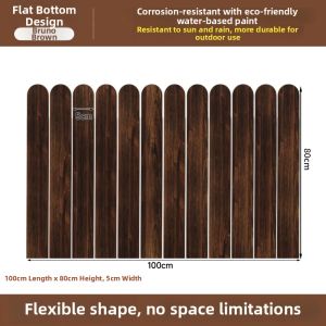 XiMei WoodWork | Rustic Garden Wooden Fence for Low Raised Beds and Rural Plots