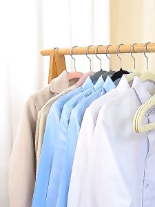 พร้อมส่ง ไม้แขวนเสื้อ กันลื่น หุ้มกำมะหยี่ ตะขอหมุนได้360องศา ไม้แขวนเสื้อผู้ใหญ่ ไม้แขวนเสื้อกำมะหยี่ไร้ร่องรอยG2974