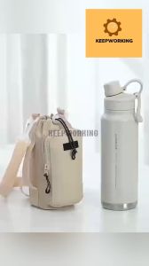 KW Nylon Water Bottle Carrier Bag with Shoulder Strap