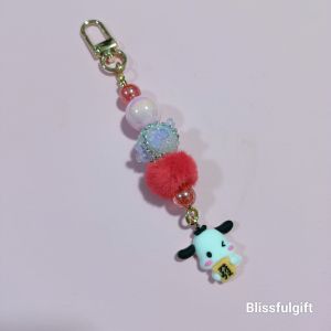 Hanade Unique CNY Cartoon Character Bag Charm Keychain Gift