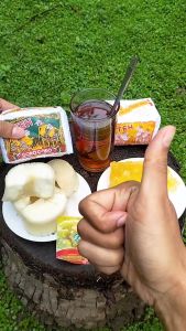 Gula Batu Kristal 1kg Asli + Bonus TehMelati Goro Goro Besar 83 gr Jumbo