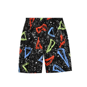 Childrens Cotton Silk Beach Shorts Summer Thin Casual Pants Artificial Cotton Three-quarter Length Trousers for Boys And Girls