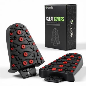 1 Pair Rubber Road Bike Cleat Covers Compatible with Shimano SPD-SL Cycling Shoes Anti-Slip Pedal Cleat Protectors for Walking