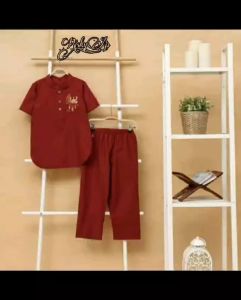COD BAJU MUSLIM ANAK/ KOKO POLOS MARON MODEL KUBAH MESJID ANAK LAKI-LAKI/ BISA COD DAN PILIH WARNA BAJU KOKO ANAK LAKI-LAKI 1-10 THN