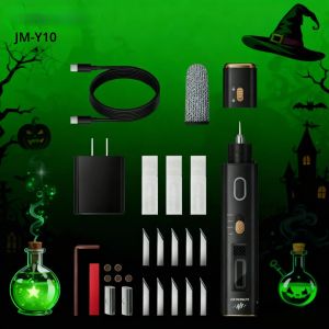 เครื่องตัดอัลตราโซนิก JAKEMY JM-Y10 PRO อุปกรณ์แกะสลักพลังสูง สำหรับงานตัดอุตสาหกรรม งานพิมพ์ 3 มิติ ตัดพีวีซี พลาสติก และไม้