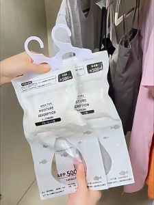 Hanging Desiccant Dehumidifier Bags 10 Pcs – Wardrobe Moisture Absorber