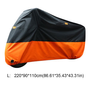 UV Protective Cover Coat Waterproof Dustproof Outdoor Motorbike Scooter Cover Wear-Resistant Fabric Motorbike Cover