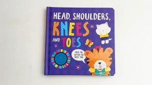 Head Shoulders Knees & Toes Sound Book To Press Buttons & Sing Along For Toddlers