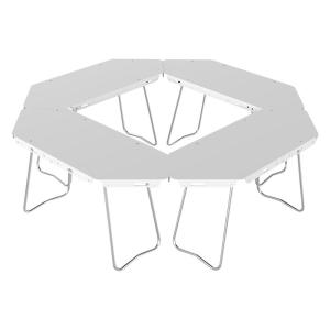 HOMFUL | Outdoor Portable BBQ Hotpot Combination Table and Chairs