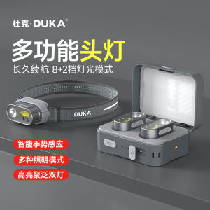 Duke Headlamp MH1 Rechargeable Super Bright Multi-Function Lighting Night Fishing Handheld Flashlight Lithium Outdoor Camping Ultra Long Battery Life