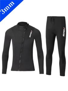 5mm Mens Wetsuit Diving Suit Quick Dry Surfing Swimming Costume Thermal Insulation Clothing Pants Separate Design for Scuba