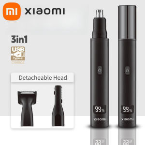 MIJIA | NEW! Mijia 3 in 1 Electric Nose Ear Hair Trimmer for Men Painless Rechargeable Sideburns Eyebrows Beard Hair Clipper Shaver