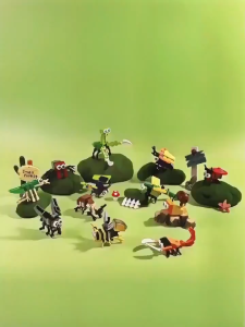 Oldlaiben Building Block Butterfly Bird Insect Sea Series Education Block Toy for Toddler Kid Mainan Blok 积木玩具