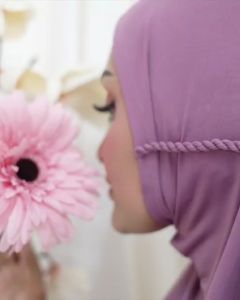 Bergo Pad Tali Kepang Bahan Jersey Super By Nafisha Hijab