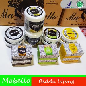 Mabello bedda lotong lulur hitam lulur badan bisa untuk wajah isi 300 gr mabelo beda lotong BPOM