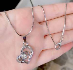 KALUNG TITANIUM WANITA 5 MODEL LIONTIN CANTIK ANTI LUNTUR