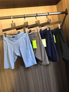 Nude Feel No D/Tight Elastic Moisture Wicking Summer Men Pure Color Breathable Quick-Drying Cycling Pants Fitness Pants